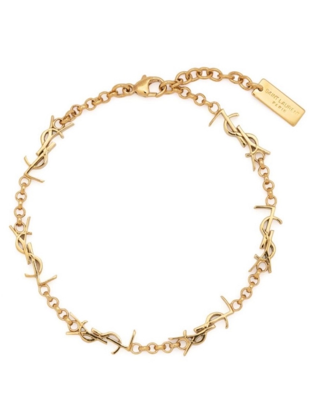 SAINT LAURENT YSL logo bracelet M